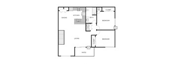 2 Bedroom 1 Bathroom - Detached Garage