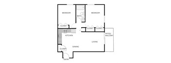 2 Bedroom 1 Bathroom