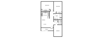 2 Bedroom 1 Bathroom
