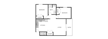2 Bed 1 Bath