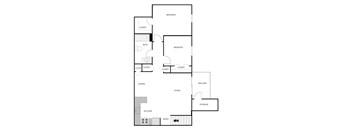 2 Bedroom 1 Bathroom - Upper