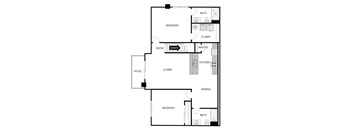 2 Bed 2 Bath Upper Split