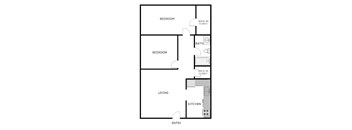 2 Bedroom 1 Bathroom