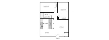 2 BED 1 BATH