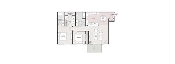 2 Bedroom 2 Bathroom - Lower
