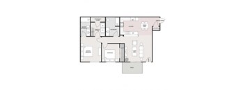 2 Bedroom 2 Bathroom - Lower