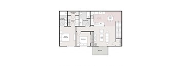 2 Bedroom 2 Bathroom - Upper