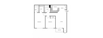 2 Bedroom 2 Bathrooms Lower