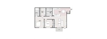 2 Bedroom 2 Bathroom - Lower