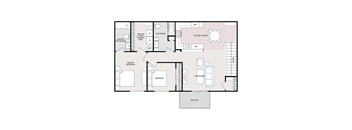 2 Bedroom 2 Bathroom - Upper