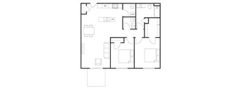 2 BED 1.5 BATH