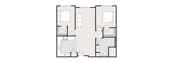 2 Bedrooms 1 Bath