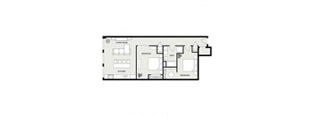 2 Bed 1 Bath