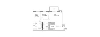 2 Bedroom 2 Bathroom - Lower