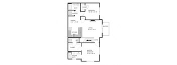 2 Bedroom 2 Bathroom - Upper Split