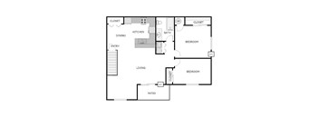 2 Bedroom 1 Bathroom