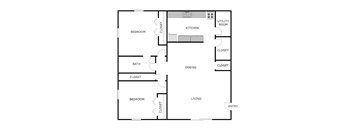 2 BED 1 BATH TOWNHOME