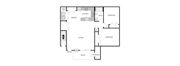 2 BED 1 BATH - LOWER