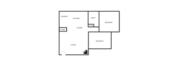 2 Bedroom 1 Bathroom