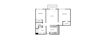 2 Bedroom 1 Bathroom