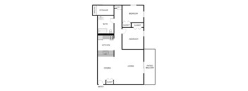 Two Bedroom One Bathroom