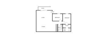 2 Bedroom 1 Bath