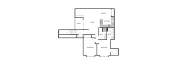 2 Bed 2 Bath - Upper