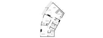 2 Bedrooms 2 Bathrooms 3rd Floor Genesee