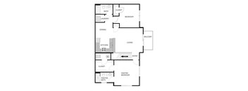 2 Bed 2 Bath - Upper Corner