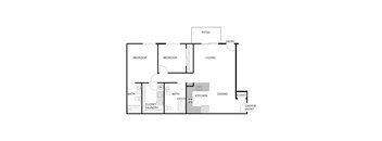 2 Bedroom, 2 Bath-Lower