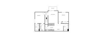 2 Bedroom, 2 Bath-Split