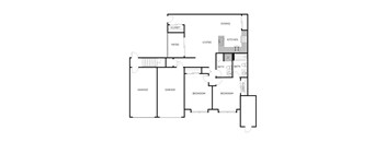 2 Bed 2 Bath - Lower