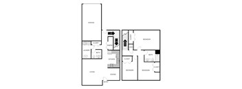 3 Bed 1.5 Bath Townhome