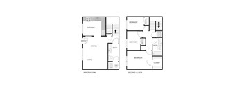 3 Bedroom 1.5 Bathroom Townhome