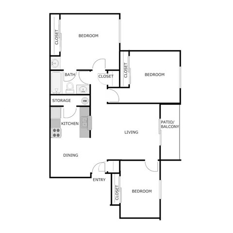 1199 Russ Rd 2-3 Beds Apartment for Rent - Photo Gallery 18