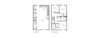 3 Bedroom 2.5 Bathroom - Townhome