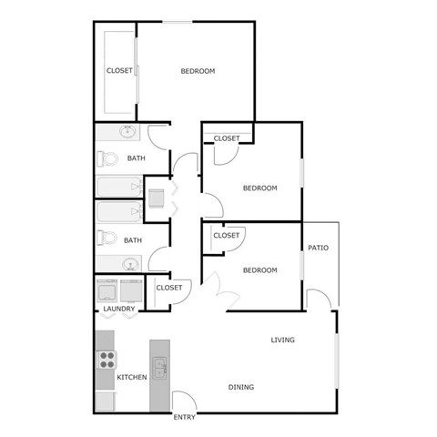 1450 N Market St 2-4 Beds Apartment for Rent - Photo Gallery 15