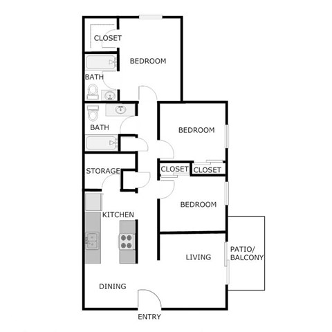 1711 W Carl Sandburg Dr 1-3 Beds Apartment for Rent - Photo Gallery 10