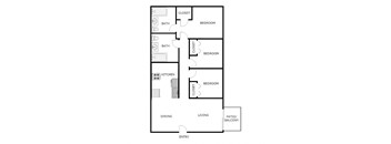 3 Bedroom 2 Bathroom