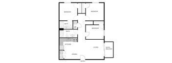 3 Bed 2 Bath