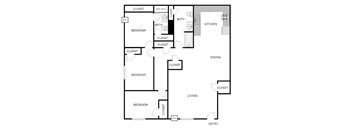 3 Bed 1 Bath