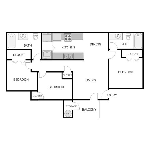 3501 N. Campus Drive 2-3 Beds Apartment for Rent - Photo Gallery 29