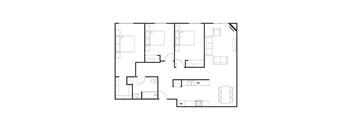 Three Bedroom One Bath