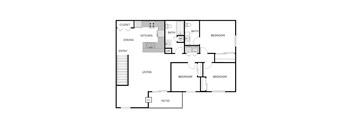 3 Bedroom 1.5 Bathroom