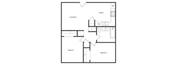 2 BED 1 BATH