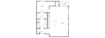 1 BED 1 BATH CORNER