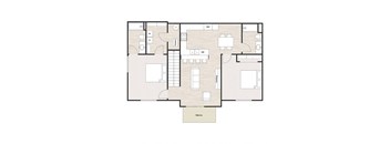 Two Bedrooms Two Bathrooms Split