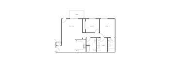 2 Bed 2 Bath Lower