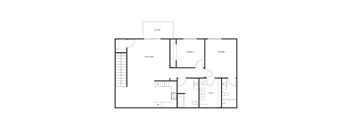 2 Bed 2 Bath Upper