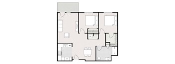 2 Bedroom 1 Bathroom